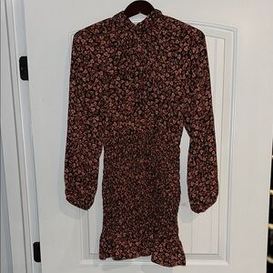 Zara Floral Print Dress, Size M NWT